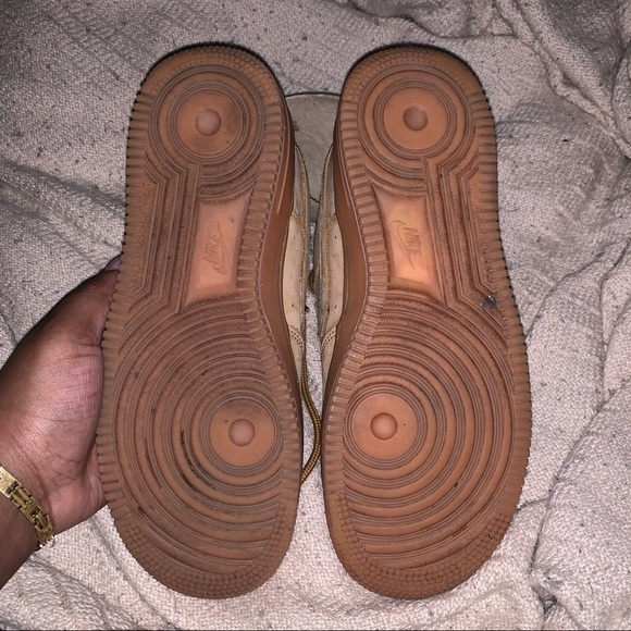 Wheat Air Force 1s - Picture 4 of 7